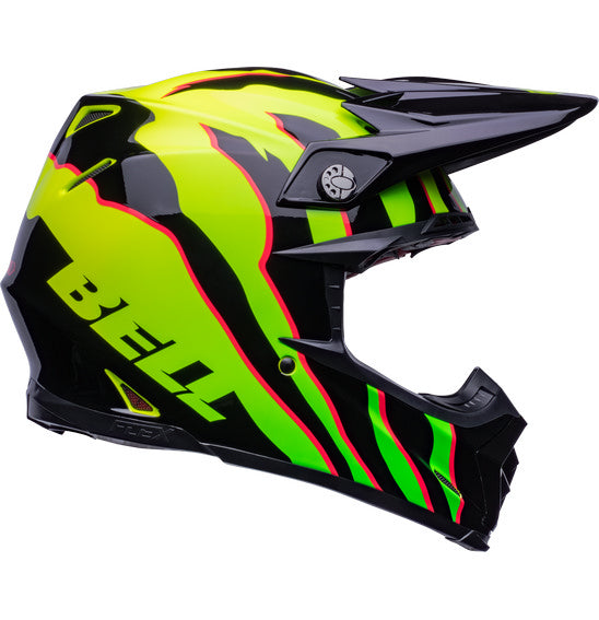 **BELL Moto-9S FLEX Claw Gloss Black/Green