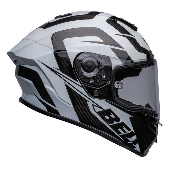 BELL Racestar Flex Dlx Labyrinth Road Helmet - White/Black