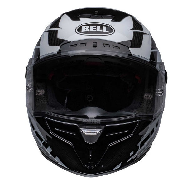 BELL Racestar Flex Dlx Labyrinth Road Helmet - White/Black