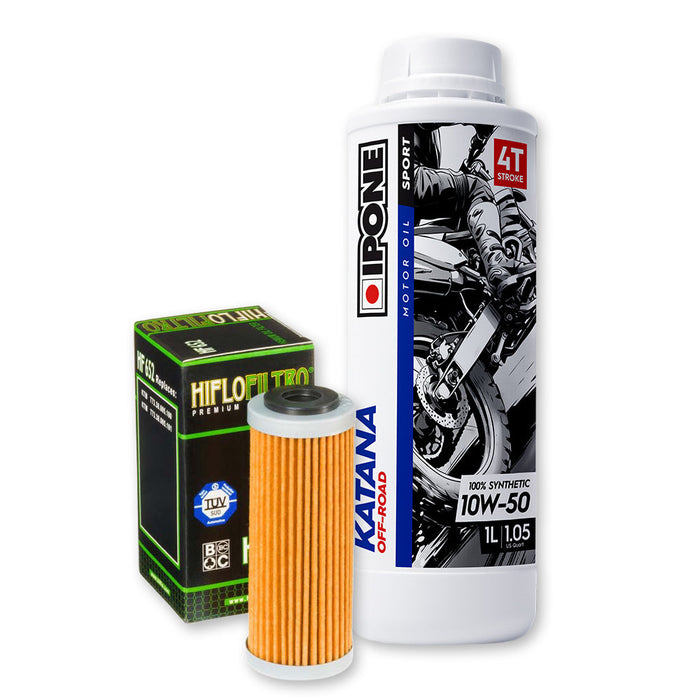 **IPONE & HIFLO Oil Change Kit - Husqvarna