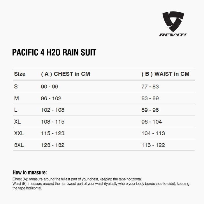 **REV'IT Pacific 4 H2O Rainsuit