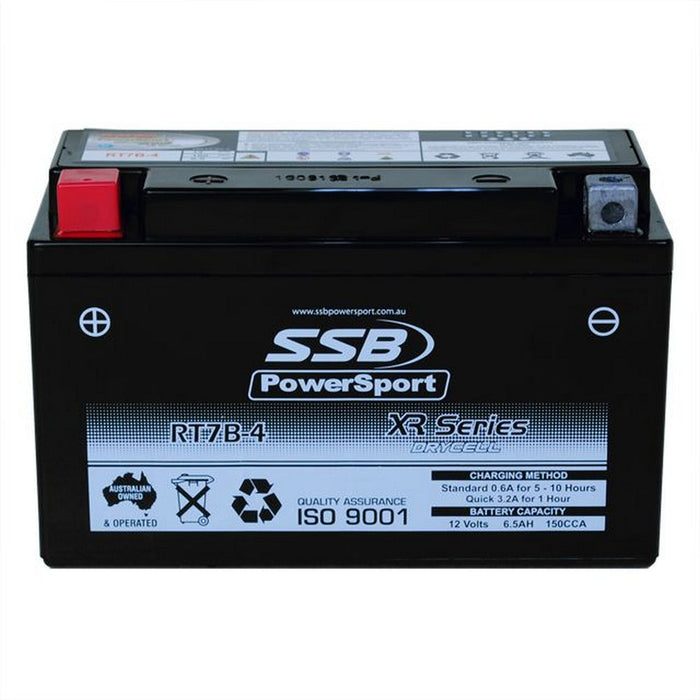 **SSB Motorcycle And Powersports Battery - RT7B-4 (YT7B-4)