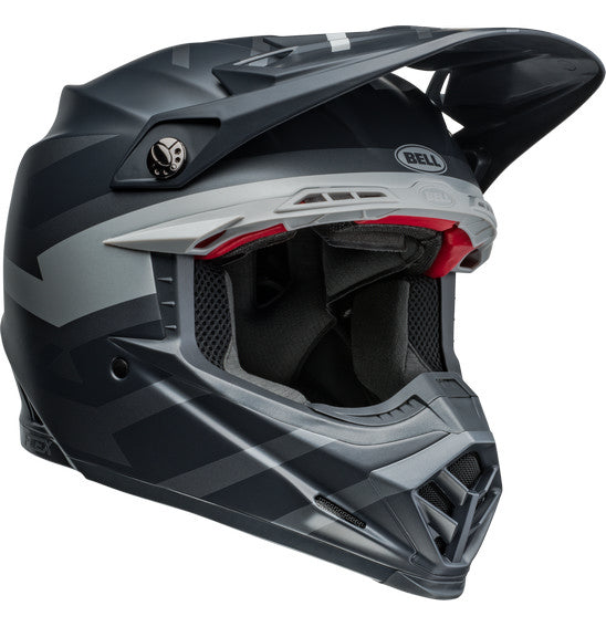 **BELL Moto-9S FLEX Banshee Satin Black/Silver