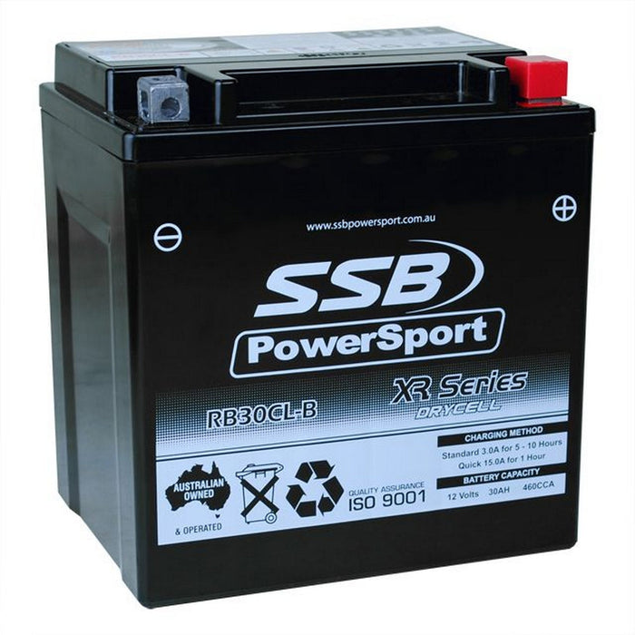 **SSB Motorcycle And Powersports Battery - RB30CL-B (YB30CL-B)