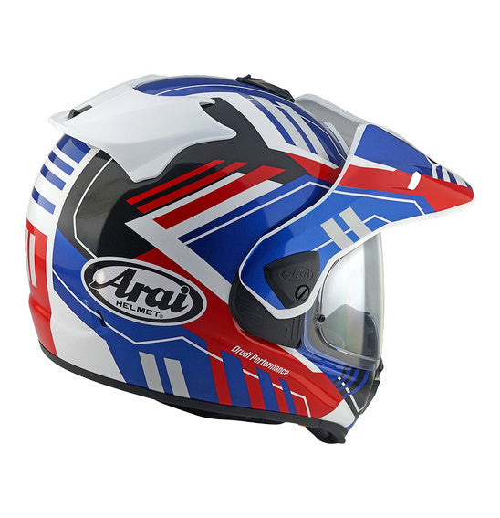 **Arai TOUR-X5 Discovery Adult Adventure Helmet (made in Japan) - Trail Blue