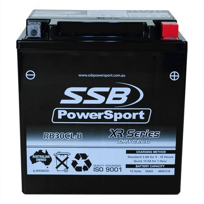 **SSB Motorcycle And Powersports Battery - RB30CL-B (YB30CL-B)