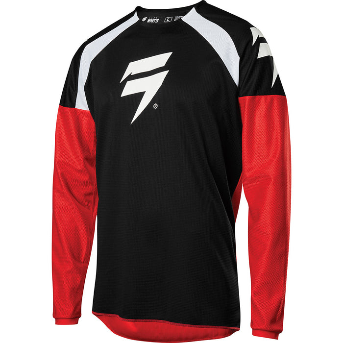 SHIFT WHIT3 LABEL RACE Adult MX Jersey - Black/Red