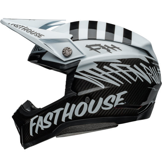 **BELL Moto-10 SPHERICAL Fasthouse Mod Squad White/Black
