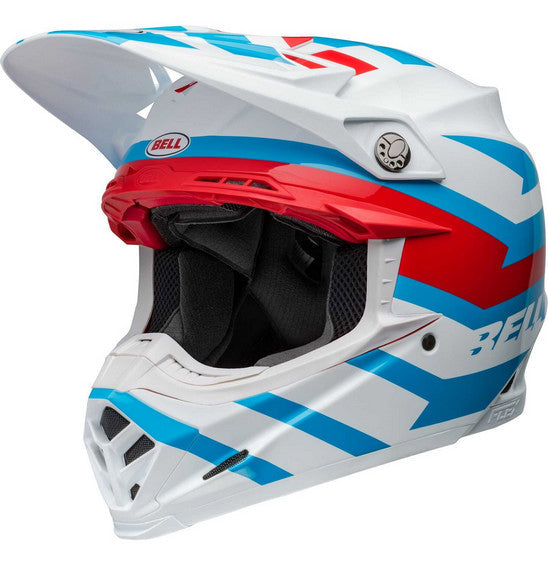 **BELL Moto-9S FLEX Banshee Gloss White/Red
