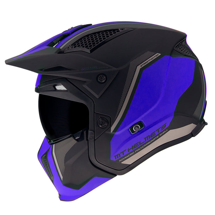 MT STREETFIGHTER SV Road Helmet -  Matt Blue - S