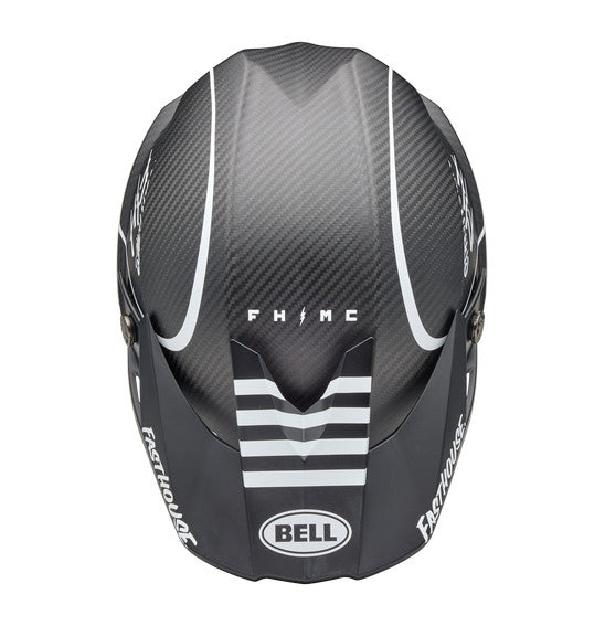 **BELL Moto-10 SPHERICAL Fasthouse Raven Matte Black/White