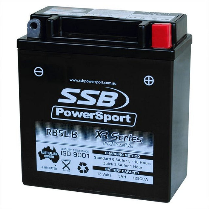 **SSB Motorcycle And Powersports Battery - RB5L-B (YB5L-B)