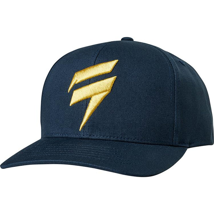 SHIFT CORP Snapback Hat - NAVY/GOLD