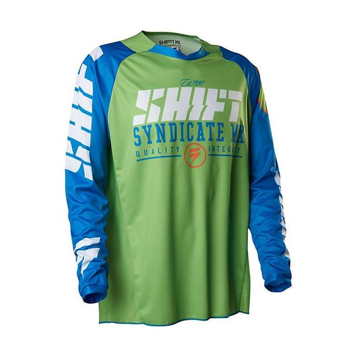 SHIFT STRIKE Adult MX Jersey - Blue/Green