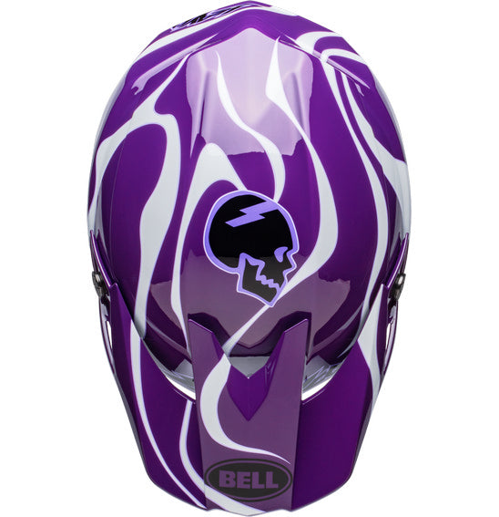 **BELL Moto-10 SPHERICAL Slayco LE Purple/White