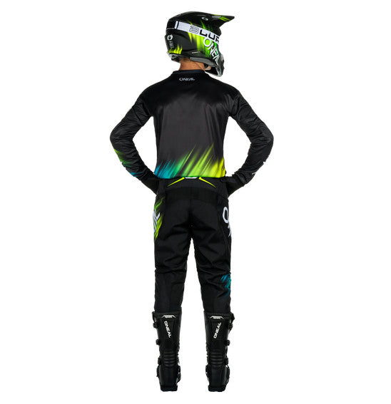 ONEAL ELEMENT Voltage V.24 Adult MX Jersey - Black/Green
