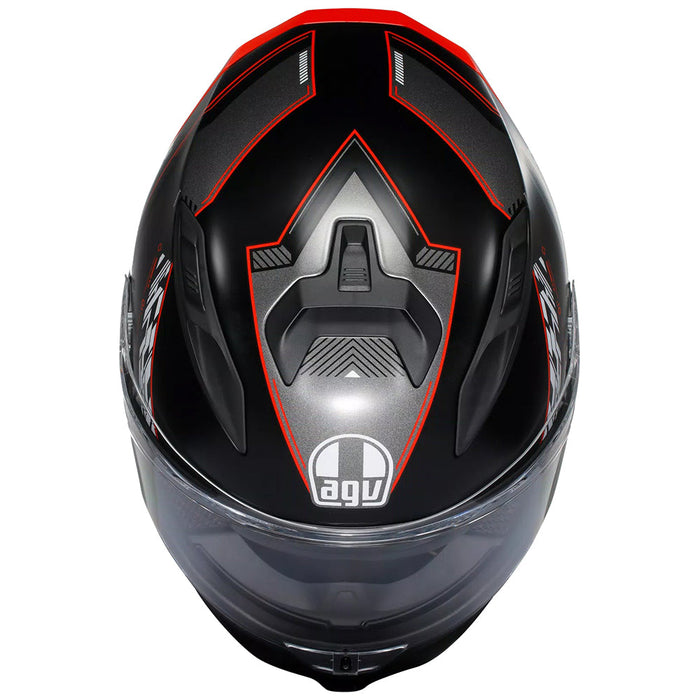 **AGV K7 Adult Road Helmet -  Matt Black/Red