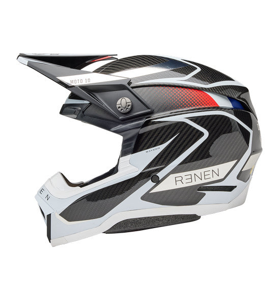 **BELL Moto-10 SPHERICAL Renen Raycon Matte/Gloss Black/White Ltd Ed