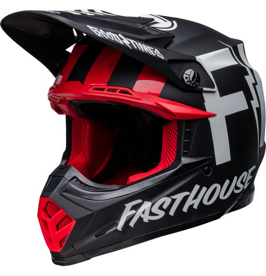 BELL Moto-9S FLEX Fasthouse Tribe Matte Black/Grey