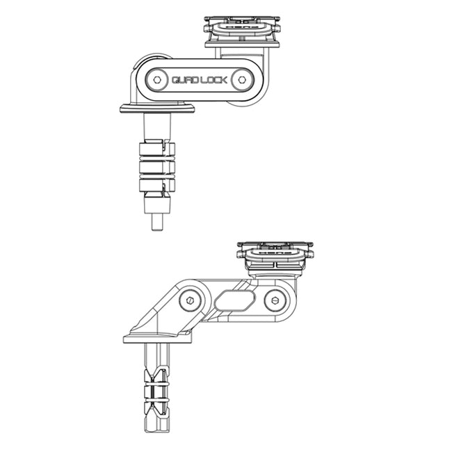 **QUAD LOCK  Motorcycle Fork Stem Mount PRO