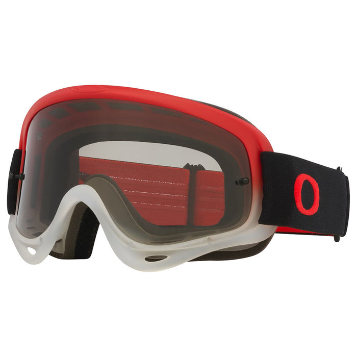 **OAKLEY O-Frame Adult MX Goggle Team Red w/ Light Grey Lens