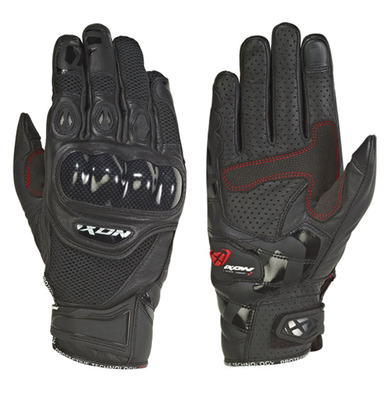 IXON RS RECON AIR Lightweight Roadster Adult Gloves - Black
