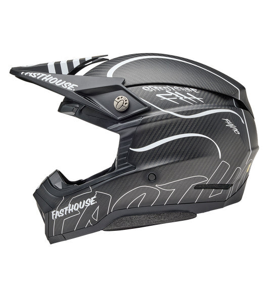**BELL Moto-10 SPHERICAL Fasthouse Raven Matte Black/White