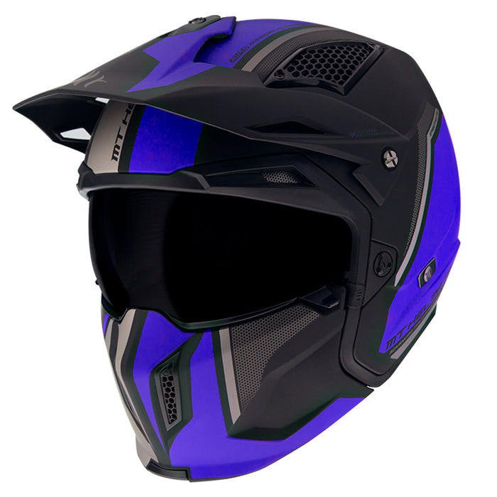 MT STREETFIGHTER SV Road Helmet -  Matt Blue - S