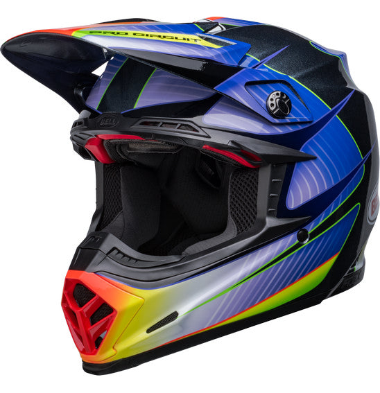 **BELL Moto-9S FLEX Pro Circuit 23 Silv/Met Flake