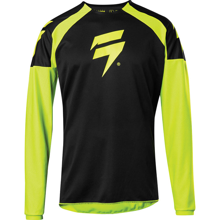 SHIFT WHIT3 LABEL RACE Adult MX Jersey - Flo Yellow