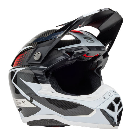 **BELL Moto-10 SPHERICAL Renen Raycon Matte/Gloss Black/White Ltd Ed