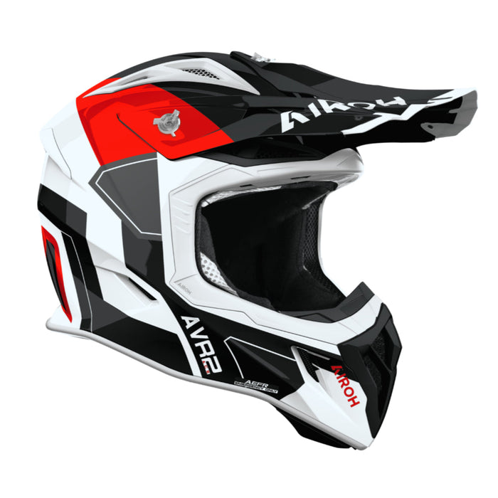 **AIROH Aviator Ace 2 - Graphics - Gloss Red