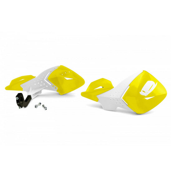 UFO Escalade Handguards - Yellow/White