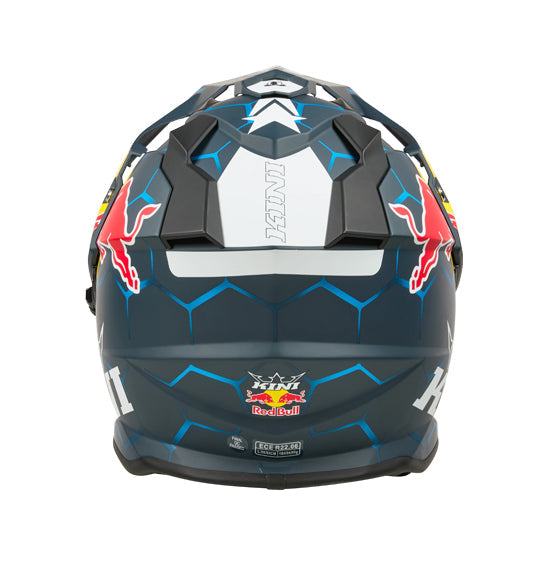 ONEAL KINI REDBULL Adult Adventure Helmet - Blue/White