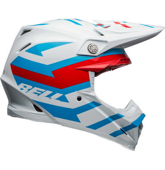 **BELL Moto-9S FLEX Banshee Gloss White/Red