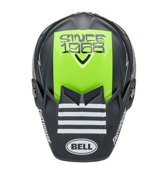 **BELL Moto-9S FLEX Fasthouse Smoke Bomb Blk/Hi-Viz Yel
