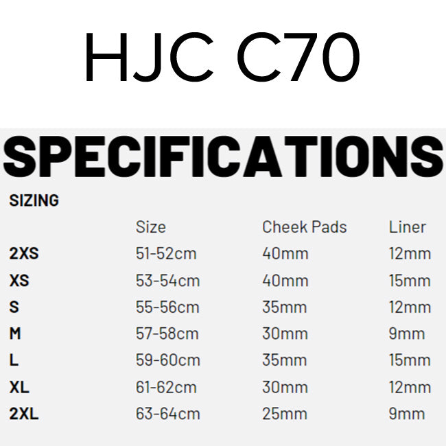 HJC C70N Belis MC3HSF Adult Road Helmet