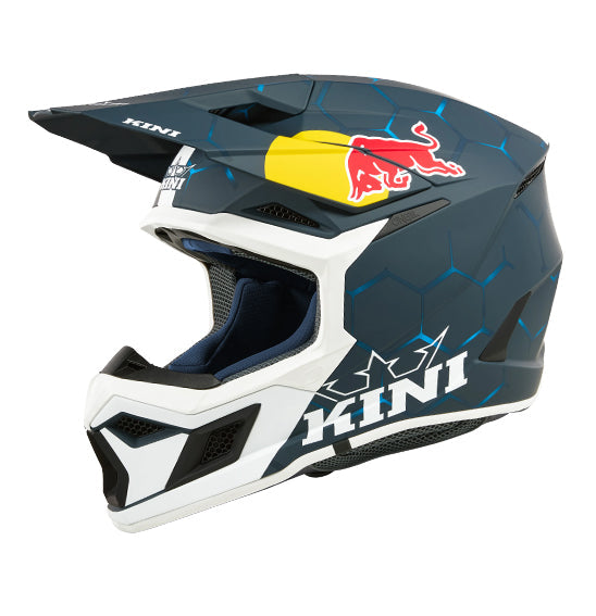 ONEAL KINI REDBULL Youth MX Helmet - Blue/White
