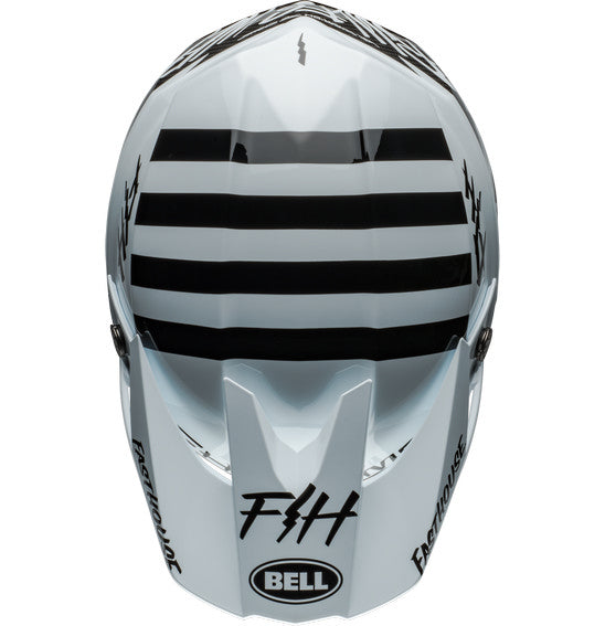 **BELL Moto-10 SPHERICAL Fasthouse Mod Squad White/Black