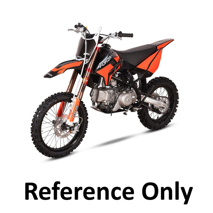 FORZA Aftermarket KRZ Style Plastic & Graphic Kit 2025 - Orange Black