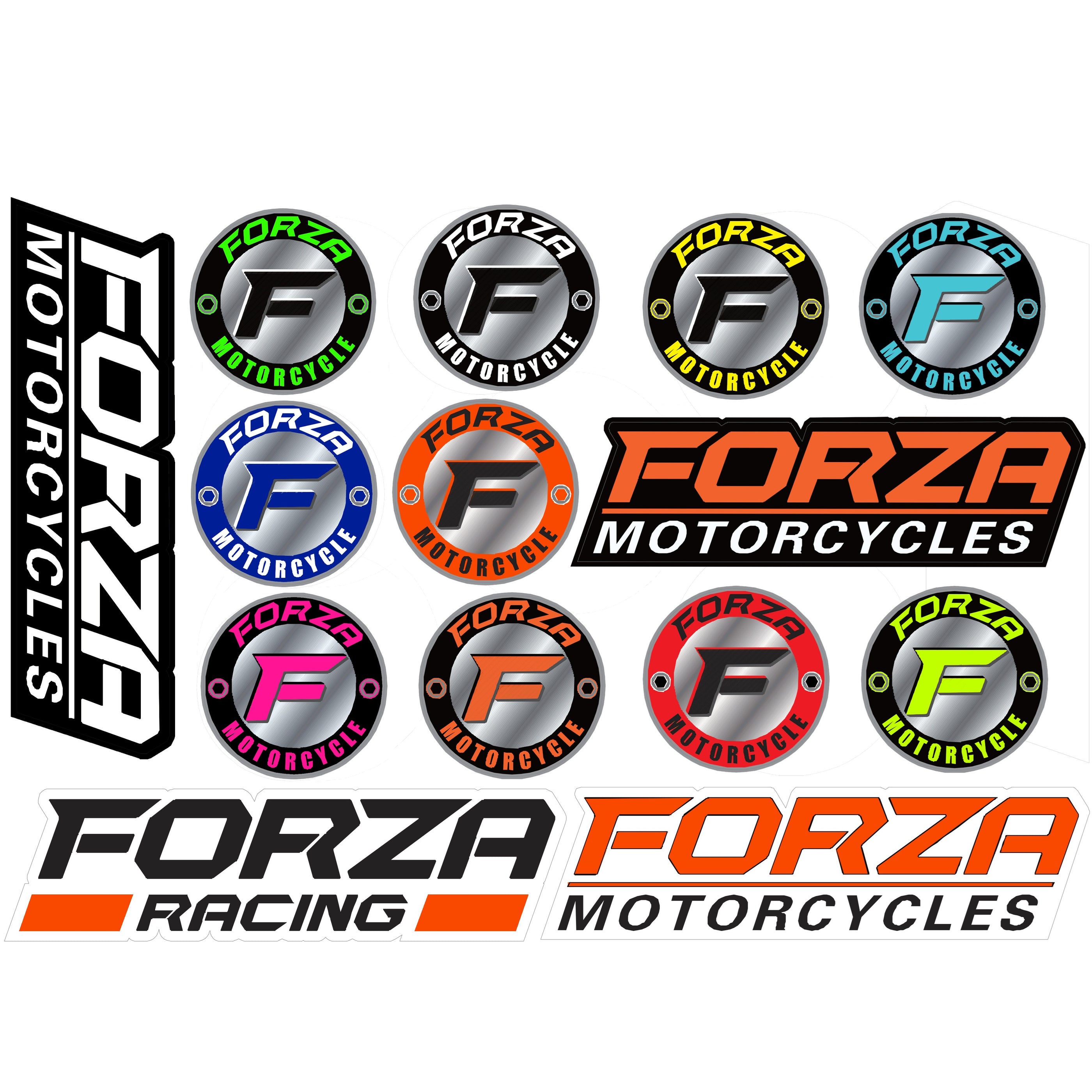FORZA Logo Sticker Sheet