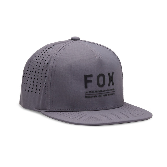 FOX Non Stop Tech Snapback Hat -Steel Grey