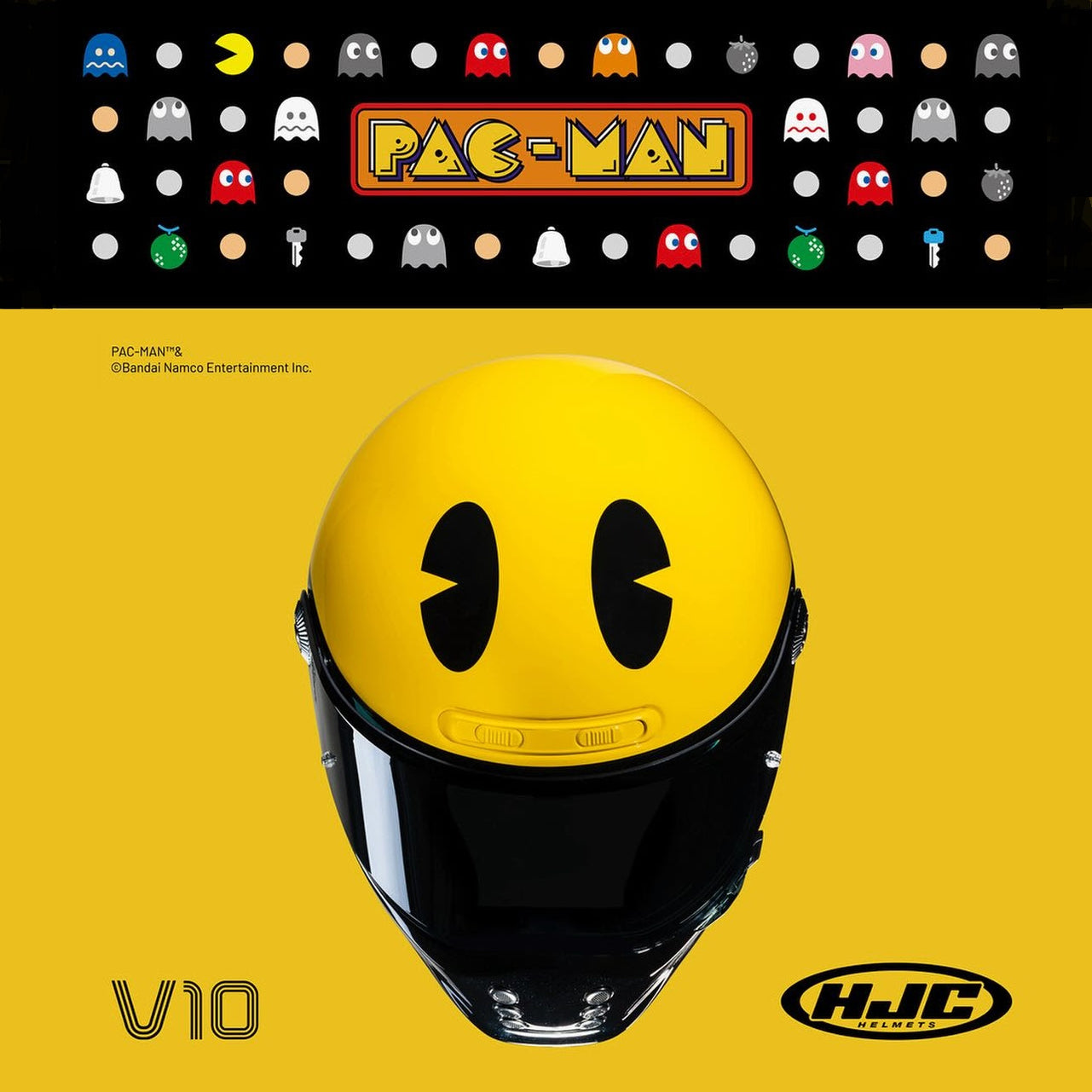 *HJC V10 Pac Man Limited Edition Road Helmet — FORZA