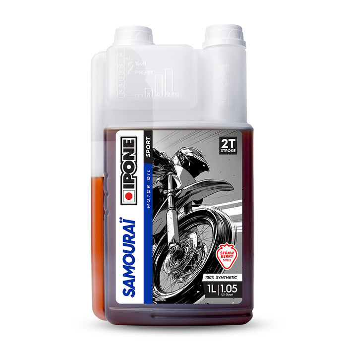 IPONE 2T Samourai Racing 100% Synthetic with Ester 1L, Made in France