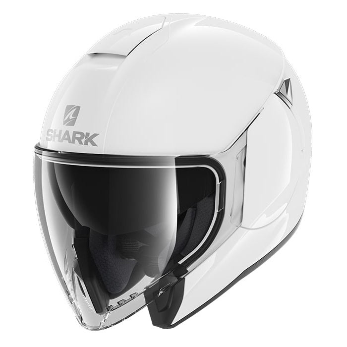 SHARK Citycruiser Blank Open Face Road Helmet - White