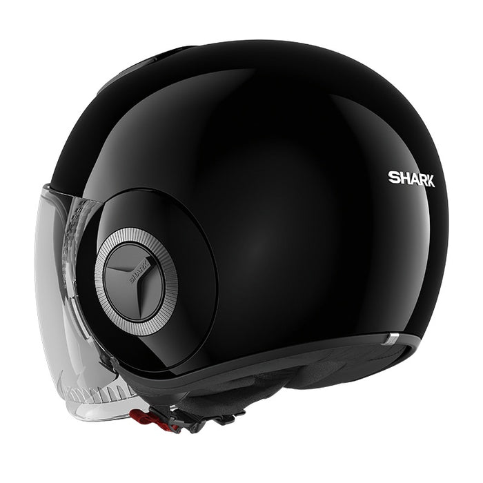 SHARK Nano Blank Open Face Road Helmet - Black