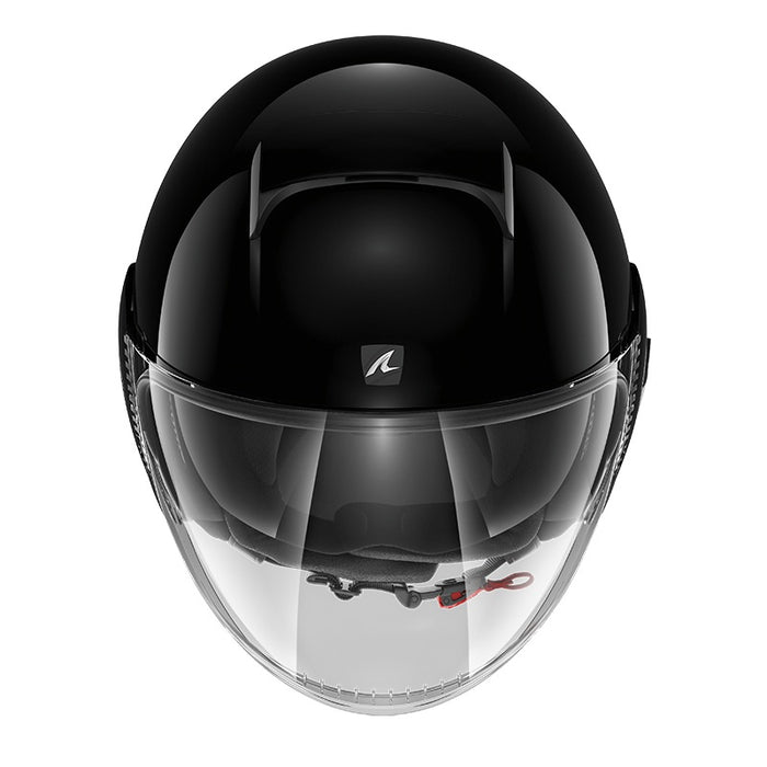 SHARK Nano Blank Open Face Road Helmet - Black