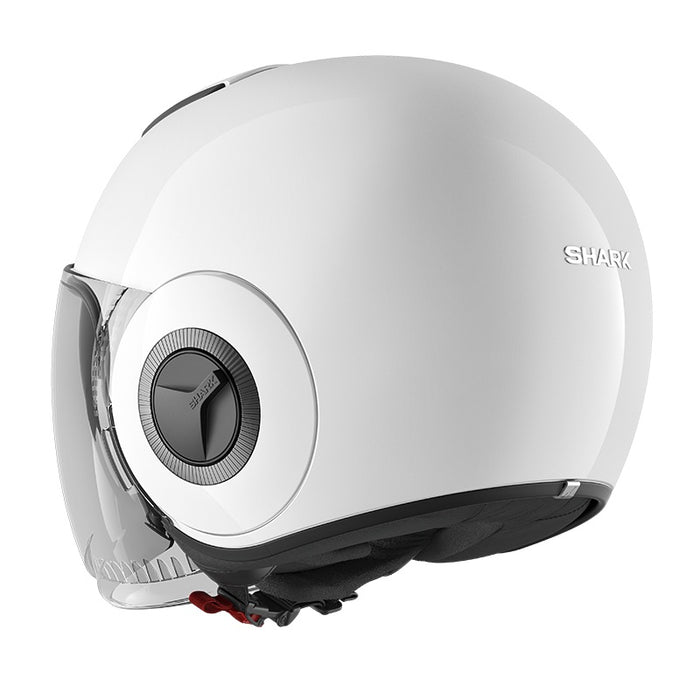 SHARK Nano Blank Open Face Road Helmet - White