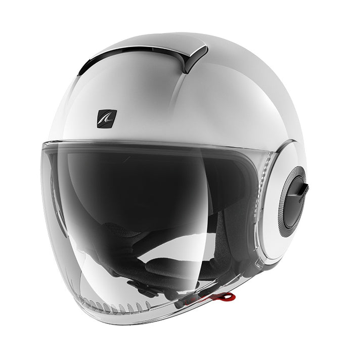 SHARK Nano Blank Open Face Road Helmet - White