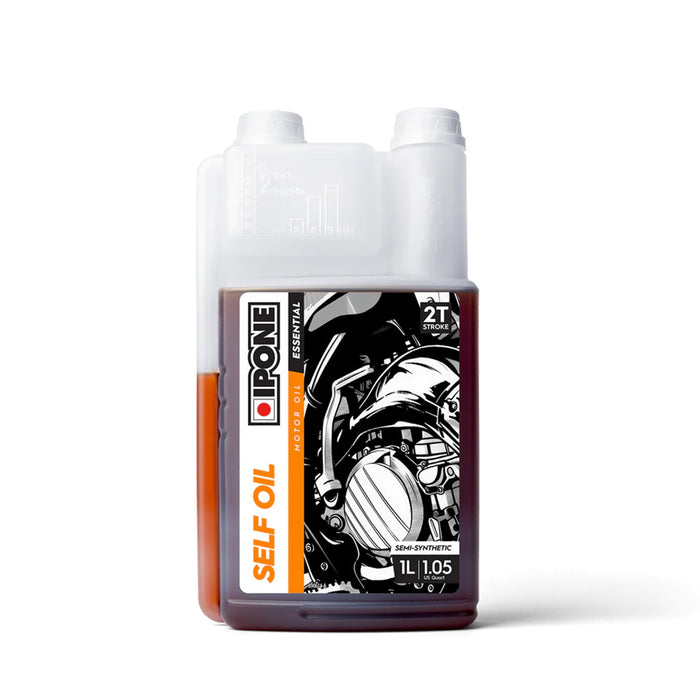 IPONE 2T Self Semi Synthetic Motor Oil 1L, Made in France